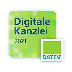 Logo: Label digitale Kanzlei 2021 - 